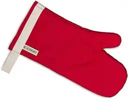 Produktbild: Le Creuset Ofenhandschuh mit extra langem Ärmel, Einheitsgröße, Kirschrot, Baumwoll-Canvas, 95002300060000