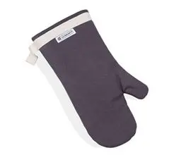 Produktbild: Le Creuset Ofenhandschuh mit extra langem Ärmel, Einheitsgröße, Perlgrau, Baumwoll-Canvas, 95002300444000