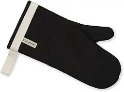 Produktbild: Le Creuset Ofenhandschuh mit extra langem Ärmel, Einheitsgröße, Schwarz, Baumwoll-Canvas, 95002300000000