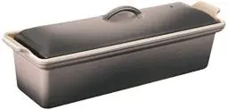 Produktbild: Le Creuset Pastetenform mit Presse aus Steinzeug, 32 cm, 1,8 Liter, Flint, 25024324442260