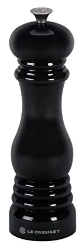 Produktbild: Le Creuset Pfeffermühle, ABS-Kunststoff, 6,2 x 6,2 x 20,8 cm, Keramik-Mahlwerk, Schwarz, 96001900140000