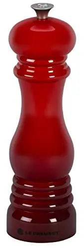 Produktbild: Le Creuset Salzmühle, ABS-Kunststoff, 6,2 x 6,2 x 20,8 cm, Keramik-Mahlwerk, Kirschrot, 96002000060000