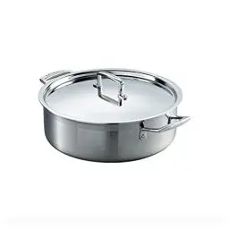 Produktbild: Le Creuset Sauteuse aus 3-ply Edelstahl, Ø 28 cm, 96100928000000