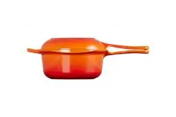 Produktbild: Le Creuset Signature 2-In-1 Marmitout, Gusseisen, Ø 22 cm, 2,3 L, Ofenrot, 25044220902460