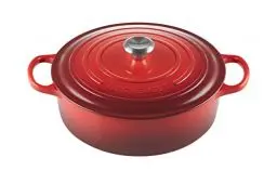 Produktbild: Le Creuset Signature Gourmet-Bräter aus Gusseisen, für alle Herdarten und Backöfen, 30 cm, 6,2 Liter, Kirschrot, 21179300602430
