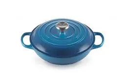 Produktbild: Le Creuset Signature Gusseisen Gourmet-Profitopf, Rund, Ø 26 cm, Für alle Herdarten inkl. Induktion geeignet, Marseille