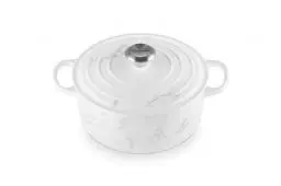 Produktbild: Le Creuset Signature Gusseisenbräter mit Deckel, Ø 24 cm, rund, geeignet für alle Herdarten und Induktion, Volumen: 4,2 l, 4.3 kg, Marble, 21177248691430