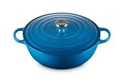 Produktbild: Le Creuset Signature La Marmite aus Gusseisen, Ø 32 cm, Für alle Herdarten und Induktion geeignet, Volumen: 4,1 l, 6,275 kg, Marseille, 21114322002430