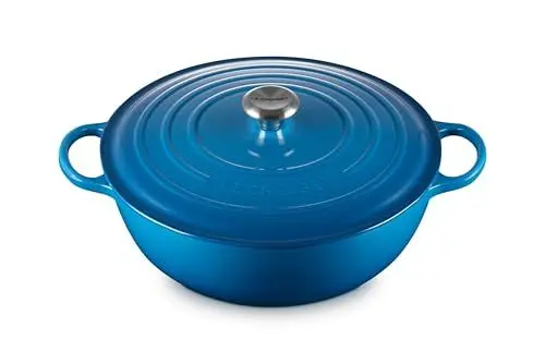 Produktbild: Le Creuset Signature La Marmite aus Gusseisen, Ø 32 cm, Für alle Herdarten und Induktion geeignet, Volumen: 4,1 l, 6,275 kg, Marseille, 21114322002430