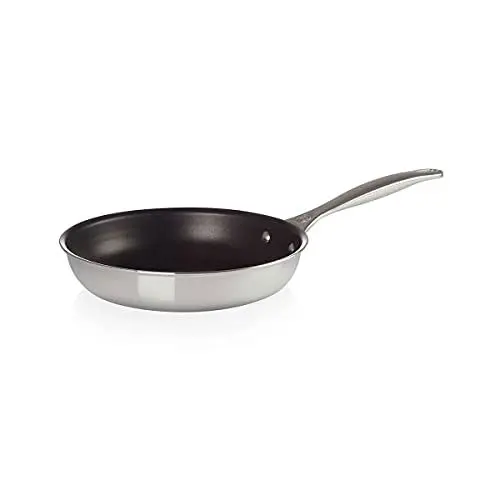 Produktbild: Le Creuset Signature Tiefe antihaftbeschichtete Bratpfanne, Rostfreier 3-ply Edelstahl-Griff, Ø 24 cm