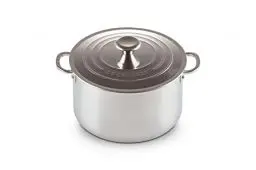 Produktbild: Le Creuset Suppentopf aus 3-ply PLUS Edelstahl 24 cm, 96604824000000, Silber