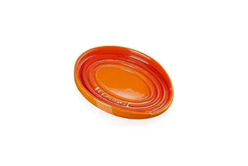 Produktbild: Le Creuset ovale Löffelablage aus Steinzeug, Ofenrot, 71507150900099