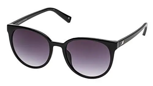 Produktbild: Le Specs ARMADA BLACK - Sonnenbrille für Damen Runde Rahmenform mit hohem UV-Schutz LSP1902089