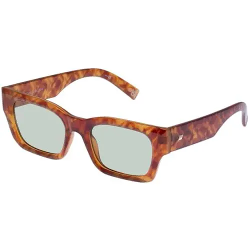 Produktbild: Le Specs SHMOOD AMBER HAZE - Sonnenbrille für Damen und Herren Rechteckige Rahmenform mit UV-Schutz LSP2452310