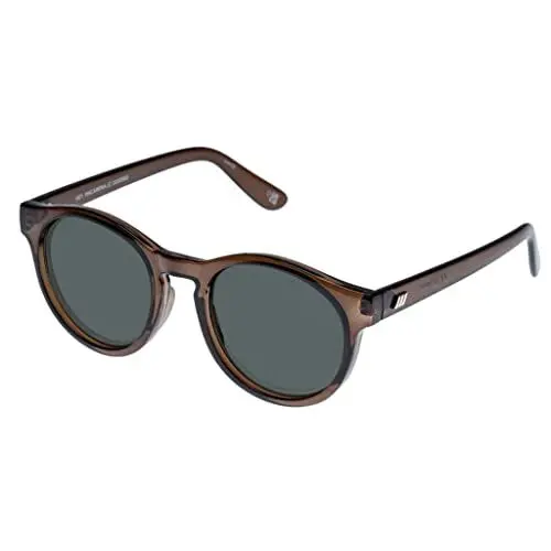 Produktbild: Le Specs HEY MACARENA OLIVE - Sonnenbrille für Damen Runde Rahmenform mit hohem UV-Schutz LSP2202565