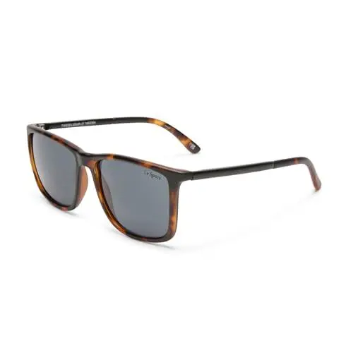 Produktbild: Le Specs TWEEDLEDUM BROWN - Sonnenbrille - Damen Herren Rechteckige Rahmenform mit hohem UV-Schutz LSP1402184
