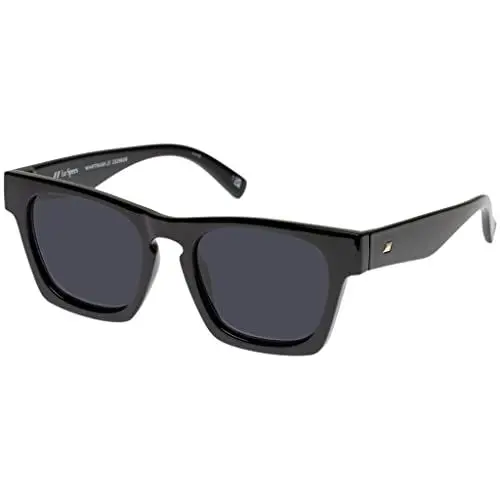 Produktbild: Le Specs WHIPTRASH BLACK - Sonnenbrille für Damen Rechteckige Rahmenform mit hohem UV-Schutz LSU2329606