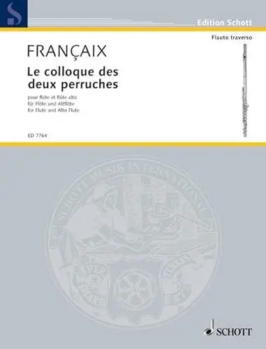 Produktbild: Le colloque des deux perruches: for flute and alto flute. flute and alto flute.
