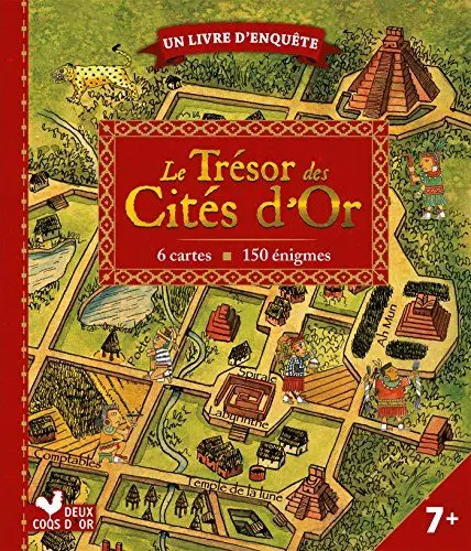 Produktbild: Le trésor des cités d'or - livre avec cartes et loupe: un livre d'enquête
