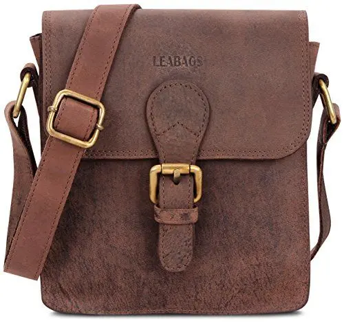 Produktbild: LEABAGS Largo Schultertasche Herren Damen Klein Umhängetasche Herren Damen Klein Handy Tasche Herren Damen Festival Tasche Bauchtasche Herren Damen
