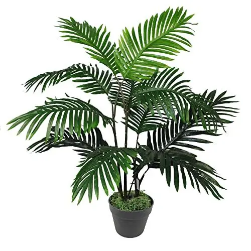 Produktbild: Leaf Kunstpflanze Areca-Palme, groß, 90 cm, Grün