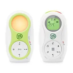 Produktbild: LeapFrog LF80 Babyphone Audio-Überwachung, Digitales Babyfon mit Zwei Akkus, große Reichweite Babyphone ohne Kamera, Temperatursensor, Erinnerungsfunktion, Geräuschanzeiger, Nachtlicht, Stimmaufnahme
