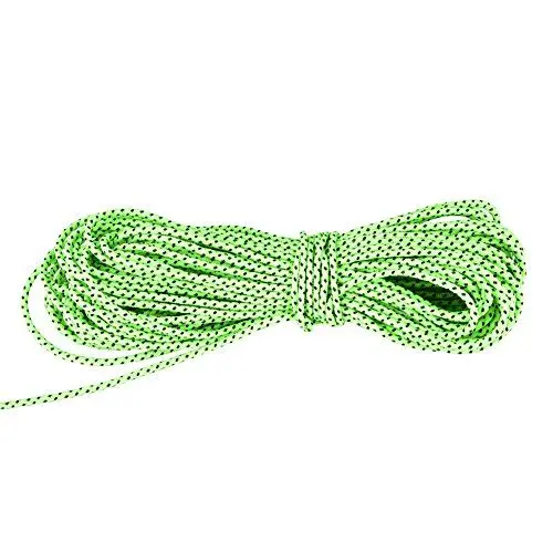 Produktbild: Leapiture 20 m Camping-Zeltseil, Outdoor-Zeltleine, Nylon-Zelt-Abspannleine, Markise, reflektierendes Abspannseil, Abspannleine, Schnur, Paracord-Zeltklemmen, Seil, Zeltseil für