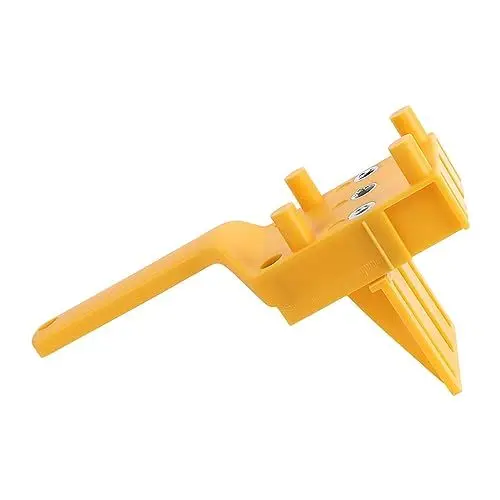Produktbild: Leapiture 44-teiliges Gerade-Loch-Locator-Set, Kunststoff, Holz, multifunktionaler Bohrpositionierer, Bohrloch-Ausrichtungswerkzeug, Haltbarkeit, zuverlässig für den Möbelbau