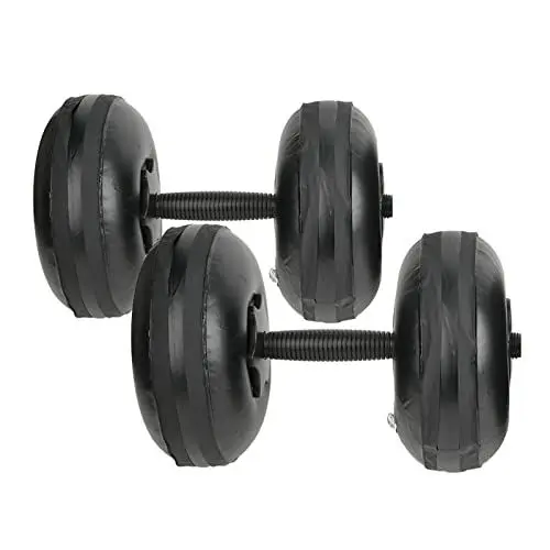 Produktbild: Leapiture 8 10 kg Wasserhantel für Damen, Workouts, Wasserhanteln, Heimgymnastik, mit Wasser gefüllte Hanteln, geeignet für Frauen, die die Kraft des Oberkörpers trainieren