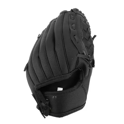 Produktbild: Leapiture Baseball-Handschuh, ergonomisch, PU-Leder, Baseball-Handschuh, Softball-Handschuh, weich, professionell, für Jugendliche und Erwachsene (9.5 Inch)