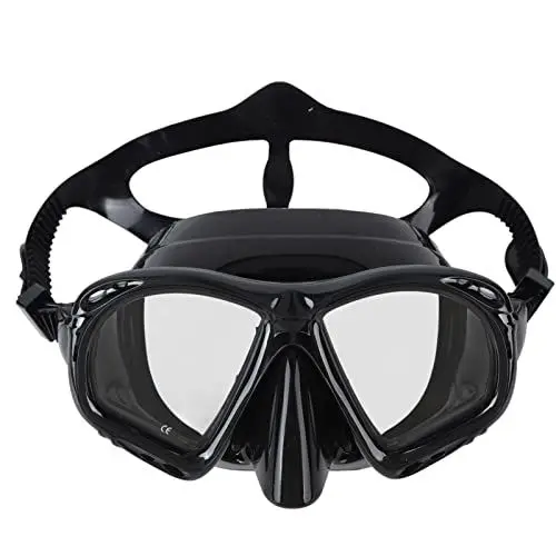 Produktbild: Leapiture Taucherbrille, Schwimmbrille, Tauchbrille, Schnorchelbrille, Schwimmbrille, Unterwasserbrille für Erwachsene, Tauchen, Schwimmen, Schnorchelbrille, Masken (Schwarz)