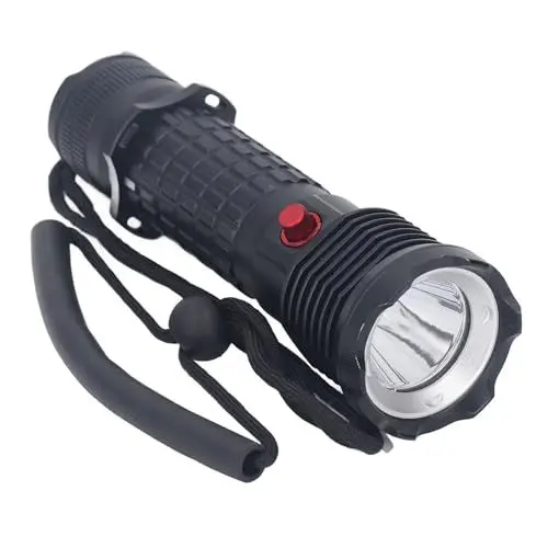 Produktbild: Leapiture Unterwasser-Tauchlicht, hohe helle Tauchlampe, Tauch-Tauch-Taschenlampe, Unterwasser-LED-Taschenlampe, Tauch-Taschenlampe für Tiefsee-Notfälle