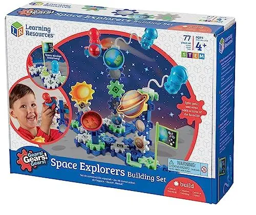 Produktbild: Learning Resources Gears Gears Gears Bausatz für Weltraumentdecker