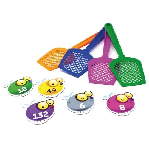 Produktbild: Learning Resources Times Table Swat, multiplikationstabell, fliegenklatsche Spiel, Math swatters, grundschule, mathespiele, lernspiele ab 6 Jahre