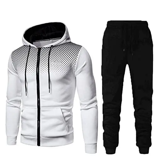 Produktbild: Jogging Herren Anzug,thermounterwäsche Herren,Tights Herren,fußball Anzug,Tracksuit Baggy,Jogging Anzug Herren,schwarzer Anzug,Jogging Herren,Trainingsanzug Herren Baumwolle,Jogginganzug