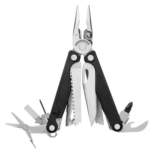 Produktbild: Leatherman Charge+ Multi-Tool - 19 feststellbare Werkzeuge für Camping und zum Angeln -Edelstahl mit Nylonholster