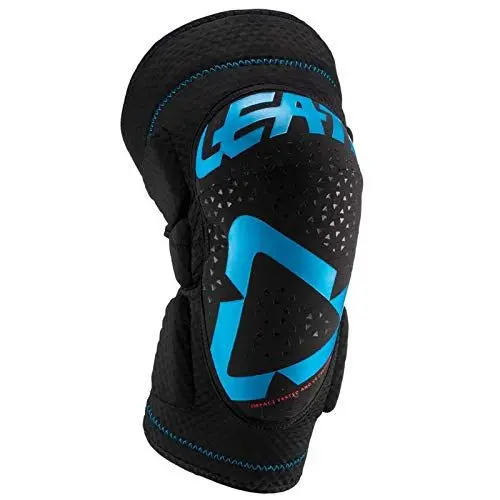 Produktbild: Leatt 3DF 5.0 Motocross Knieprotektoren Schwarz/Blau L/XL