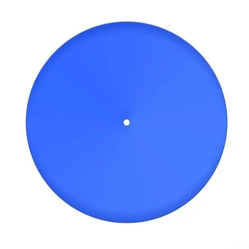 Produktbild: Lebendige Farboptionen, wählen Sie Ihre 30,5 cm große Acryl-Schallplatte für Vinyl-Schallplatten (blau)