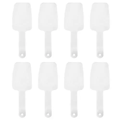 Produktbild: Uplory 8 Stück Kunststoff-Eisschaufel, Mini-PP-Kunststoffschaufel, Eiskratzer, Schaufel für Lebensmittel, Nüsse, Mehl, Desserts, Zuhause und Küche