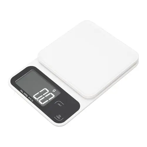 Produktbild: Lebensmittelwaage, Küchenwaage, Digitale Küchenwaage, 5 Kg, Touchscreen, LCD-Display, Hochpräzise, ​​wandhängende Laborwaage Zum Backen, Kochen