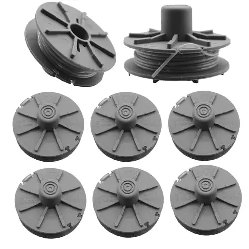 Produktbild: Lebenswuerze Rasentrimmer Fadenspule 5307-20 passend für Gardena Art 9805, 9806, 9807,9808, 9809, 9827, 8846, 8847, 8848, 9870, 9872, 9874 Ersatzfadenspule 6.1 m Länge Ø 1,65 mm