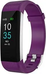 Produktbild: LEBEXY Fitness Armband Wasserdicht IP68 | Fitness Tracker Uhr | Smartwatch Schrittzähler Aktivitätstracker | Kalorienzähler Sportuhr eingebautes GPS, S2-Version, Violett