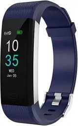 Produktbild: LEBEXY Fitness Armband Wasserdicht IP68 | Fitness Tracker Uhr | Smartwatch Schrittzähler Aktivitätstracker | Kalorienzähler Sportuhr eingebautes GPS, S2-Version, Blau