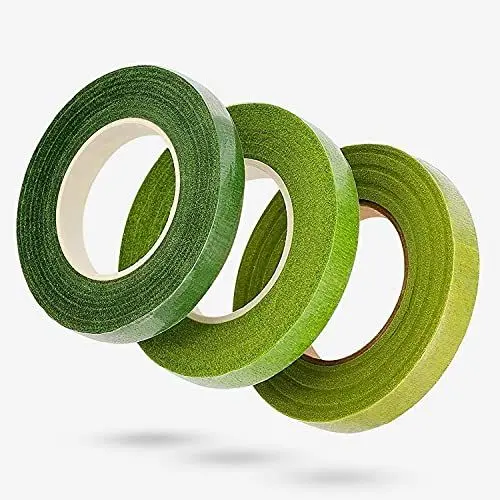 Produktbild: LEBQ 3 Stück Florist Stamm Band 1/2 Zoll mal 90 Fuß (Mehrfarbig)