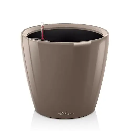 Produktbild: LECHUZA CLASSICO Premium LS 28 taupe hochglanz 16045
