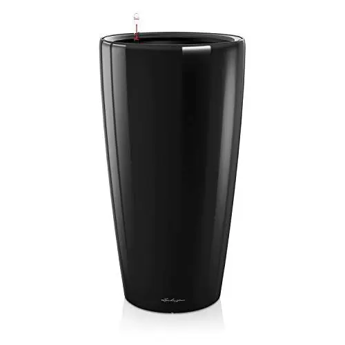 Produktbild: LECHUZA RONDO Premium 40 schwarz hochglanz 15749