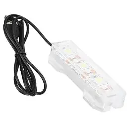 Produktbild: Pssopp LED Aquarium Beleuchtung Kleines Aquarium Wasser Pflanzen Licht Desktop Aquarium Mini Dekoration Weiche LED Lampe