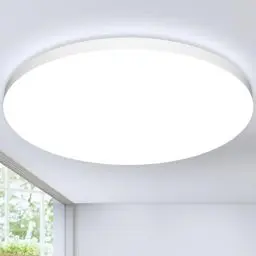 Produktbild: LED Deckenleuchte Flach Deckenlampe Ø37cm 36W,6500K, LED Lampen 3698LM, IP44 Wasserfest Rund Wohnzimmerlampe Decke Schlafzimmer Modern Schlicht Ultra Dünn für Badezimmer/Wohnzimmer/Balkon/Keller/Flur
