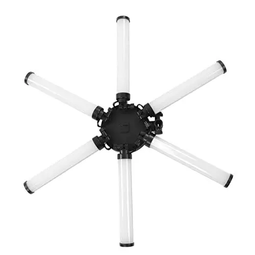 Produktbild: LED-Ringlicht, 54 W, Dimmbares LED-Videolicht-Set mit Abnehmbarer Lichtleiste, 420 LED-Perlen, Fotografie-Beleuchtungsset 3200 K–5600 K, für Live-Übertragung von Videos