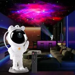 Produktbild: LED Sternenhimmel Projektor, Astronaut Sternenhimmel Projektor Galaxy Nachtlicht,Planetarium Projektor mit Timer,Fernbedienung,Schlafzimmer Deckenprojektion Lampe,Geschenk für Kinder und Erwachsene